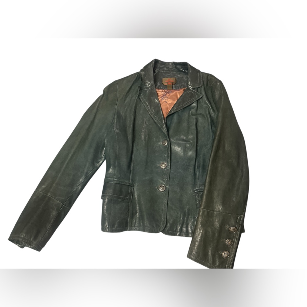 VintageDanier leather jacket size Large made in Canada - Picture 1 of 5